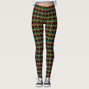 Legging Peace Power - Rasta Roots reggae yoga genebra de