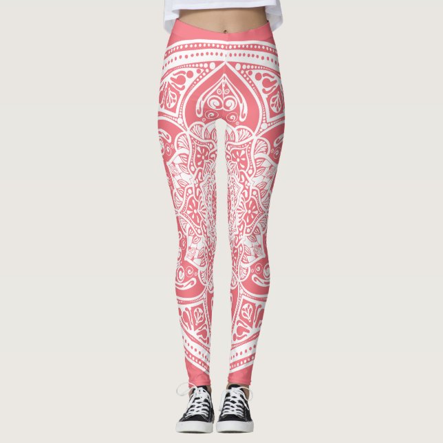 Legging Peach Mandala (Frente)