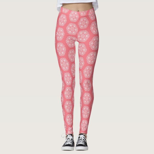 Legging Peach Mandala (Frente)