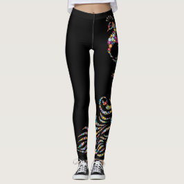 Legging Peacock Bolinhas Colorida