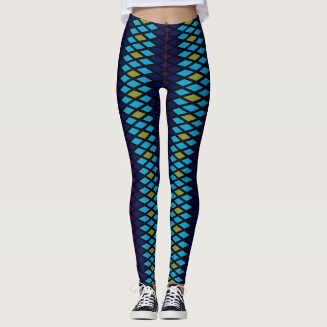 Legging Peacock Diamond (Frente)
