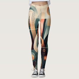 Legging Peacock distorcido