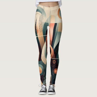 Legging Peacock distorcido