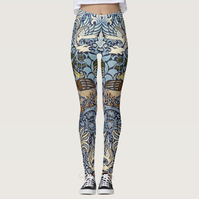 Legging Peacock e Dragon, William Morris (Frente)