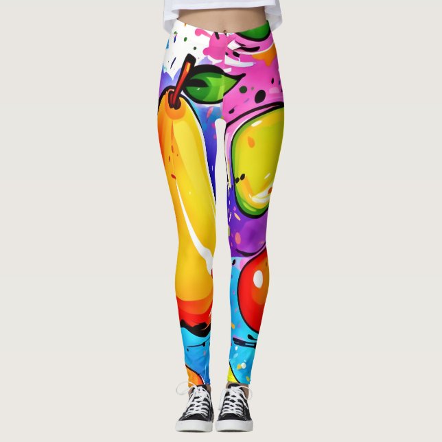 Legging Pears Pop Art (Frente)