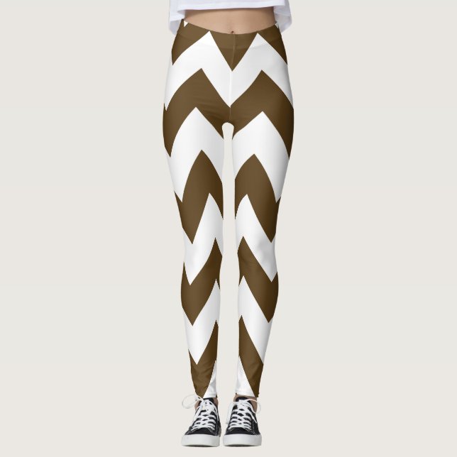 Legging Pecan Neutral Chevrons (Frente)