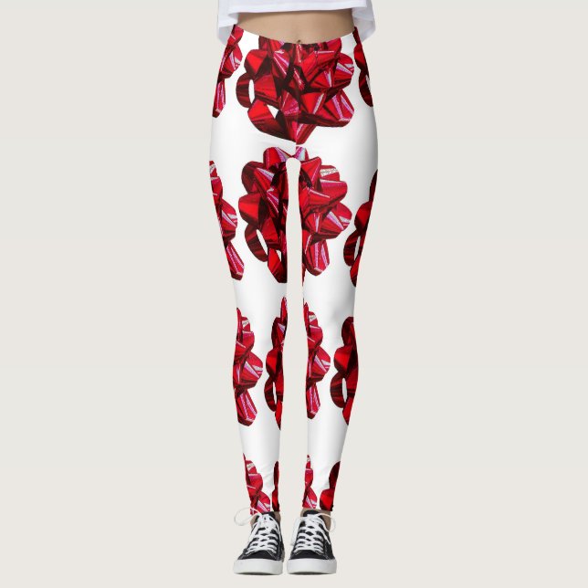 LEGGING PEDAÇOS DE ARCO VERMELHO (Frente)