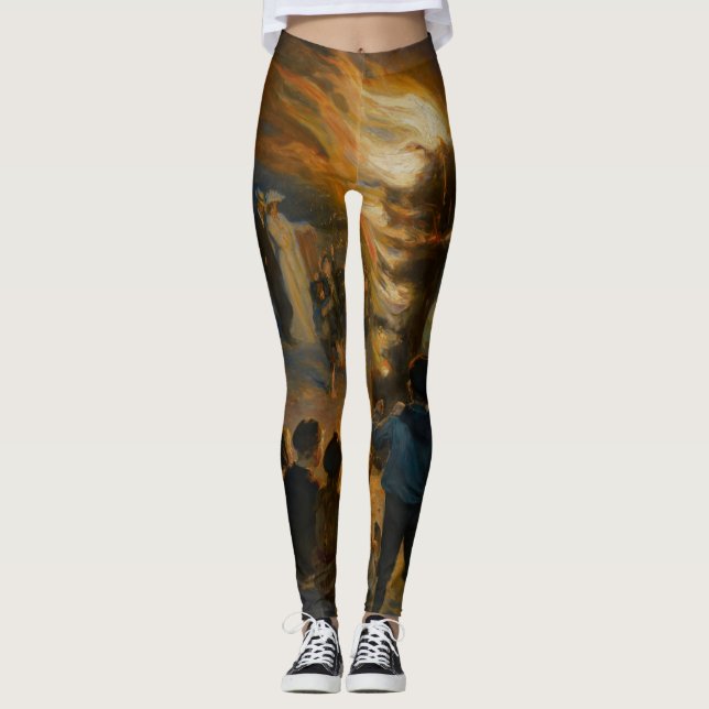 Legging Peder Severin Kroyer - Fogueira de Eva Bonfire (Frente)