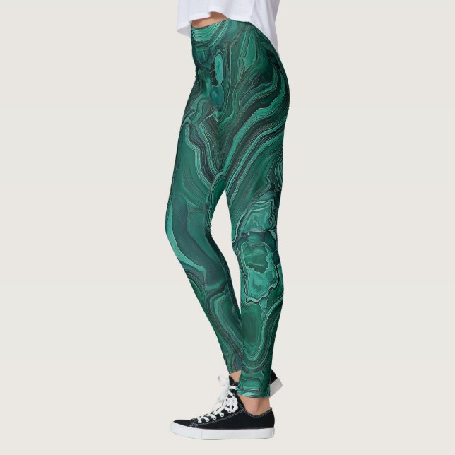 Legging Pedra Malaquita Verde (Esquerda)