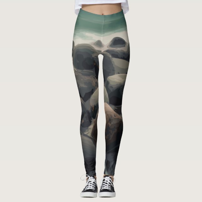 Legging Pedras de Serenidade (Frente)