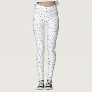 LEGGING PEDRAS NEGRAS DE MALHA NAS PISCINAS BRANCAS