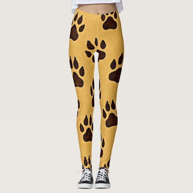Legging Pegada de Pata de Guepardo (Frente)