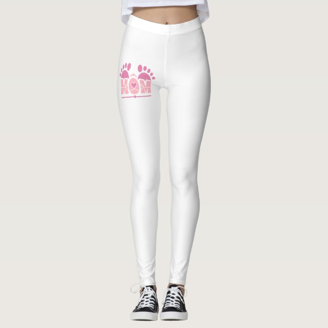 Legging Pegada do Coração da MÃE (Frente)