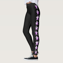 LEGGING PEGAS GINÁSTICAS PURAS E NEGRAS