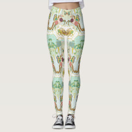 Legging Pegasus Mythomorphosis With Medusa and Chimera