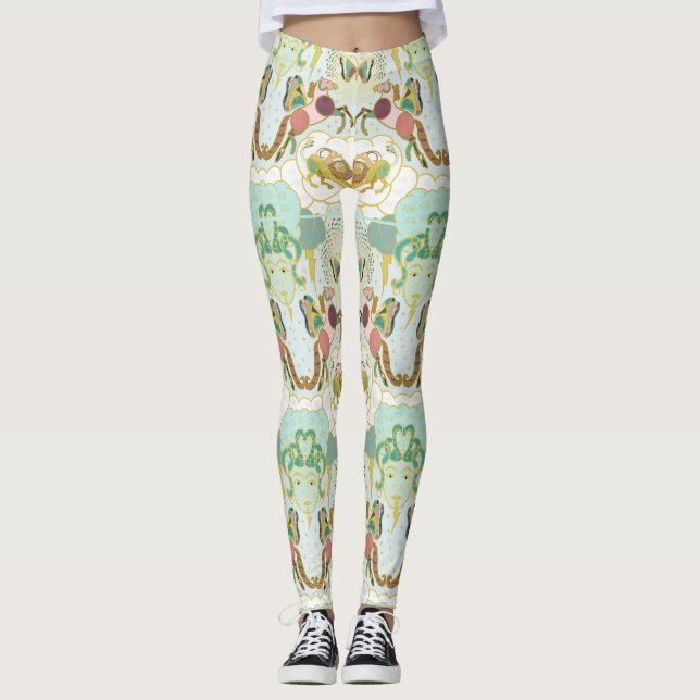 Legging Pegasus Mythomorphosis With Medusa and Chimera (Frente)