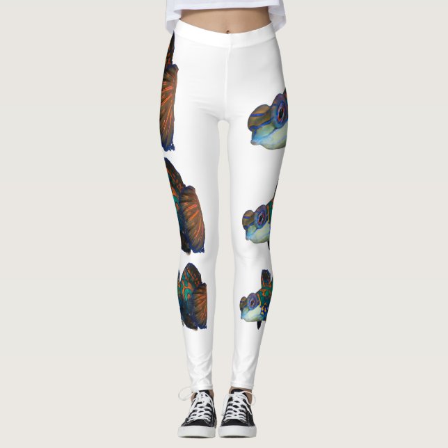 Legging Peixe mandarine corte  (Frente)