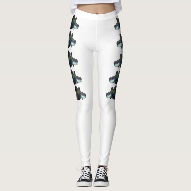 Legging Peixe mandarine corte  (Frente)