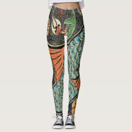 Legging Peixe-mosaico