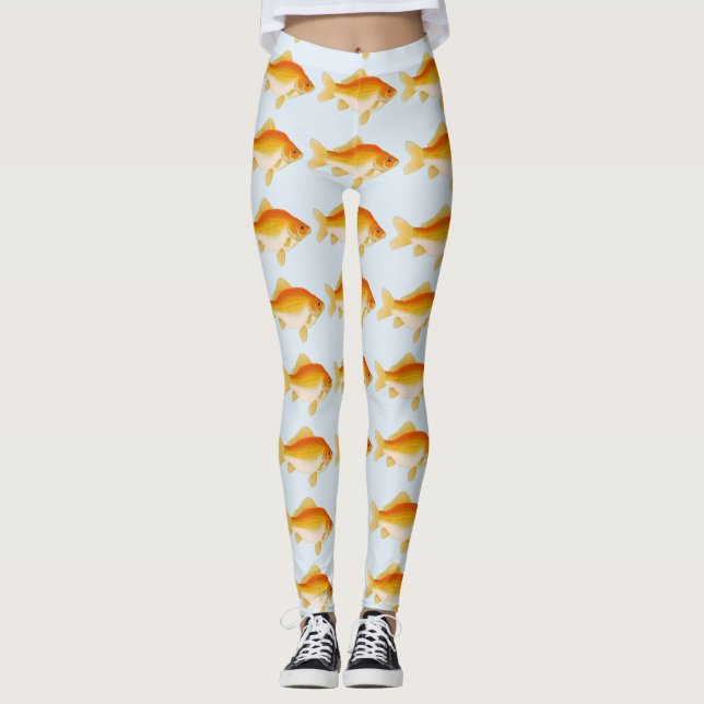 Legging Peixes do aquário - peixe dourado (Frente)
