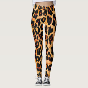 Legging Pele Animal: Tecido de colheita