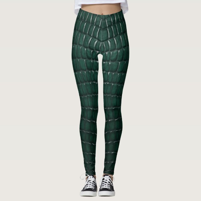 Legging Pele crocodilo (Frente)