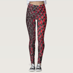 Legging Pele de cobra: fundo abstrato.