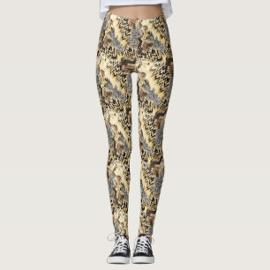 Legging Pele de Jaguar, cobras
