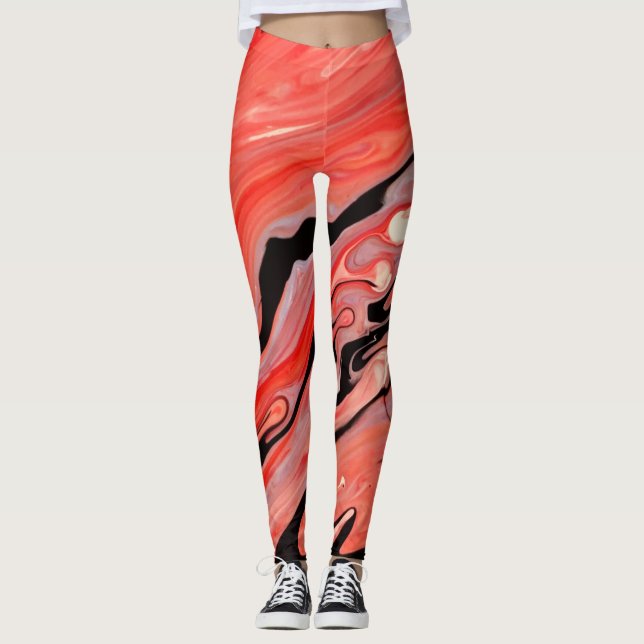 Legging pele vermelha (Frente)