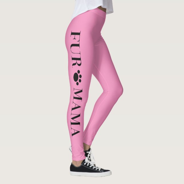 Legging Peles com patas cor-de-rosa (Direita)