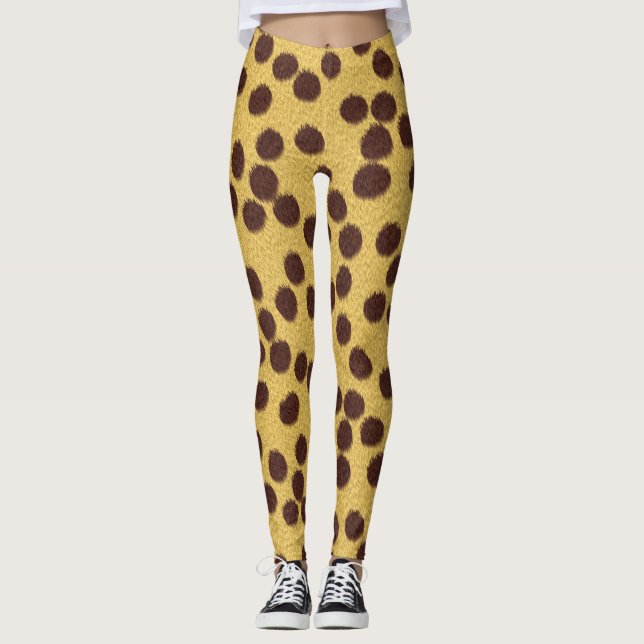 Legging Peles com pelo Cheetah (Frente)