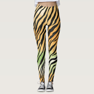 Legging Peles de tigre com stripteza moderna felina de Imp