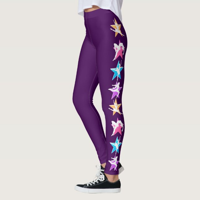 LEGGING PÊLOS DE PÊSSEGO E PEDAÇOS DE BALLERINA (Esquerda)