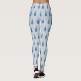 Legging Pena em Queda - Cinza Claro
