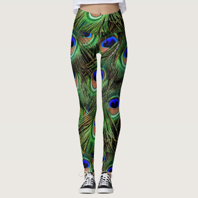 Legging Penas de Peacock (Frente)