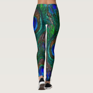 Legging Penas de Peacock Decor on