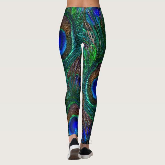 Legging Penas de Peacock Decor on (Verso)