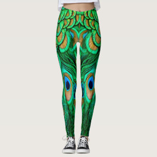 Legging Penas de Peacock Gloriosas