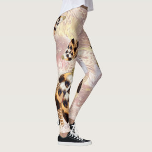 Legging Penas de Pelicano Marrom ou Falcão