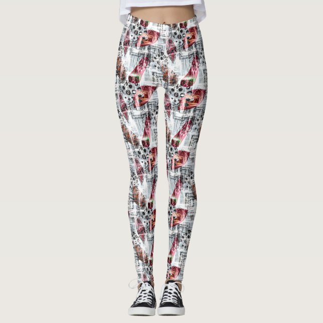 Legging Penas, étnicas. (Frente)