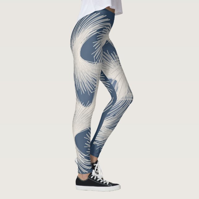 Legging Penas voadoras brancas (Direita)