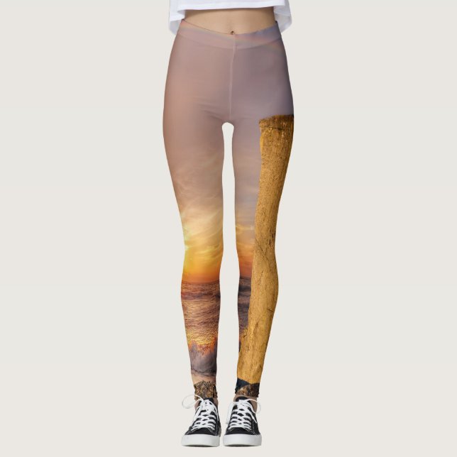 Legging Penhasco do Mar Sunset (Frente)