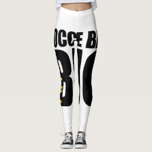 LEGGING PENSE EM GRANDES DESIGNS ESPORTIVOS DE BOCCE-BALL