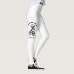 Legging Pense em Zebras