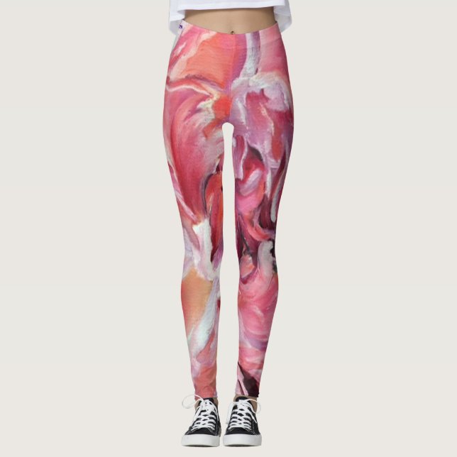 Legging Pêonias Leggentes Florais (Frente)