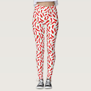 Legging Peppers Red Chili em Branco