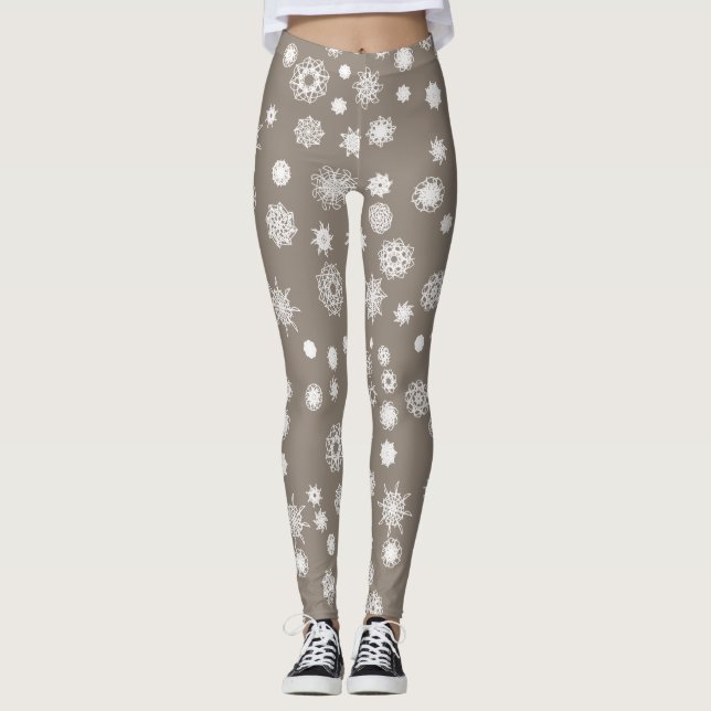 Legging pequenas estrelas bonitinhas mandala multipadroniz (Frente)