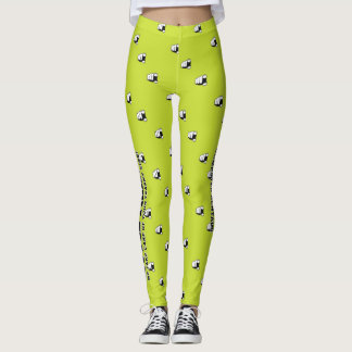 Legging Pequenas Pernas de Lixo - Amarelo