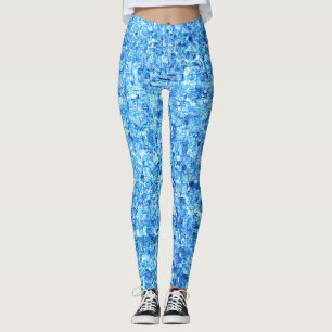 Legging Pequenos entalhes em desenho como à caneta