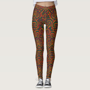 Legging Percurso segmentado   Sistema de Patchagem Espiral